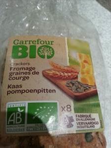 Carrefour Bio Crackers Fromage Graines de Courge