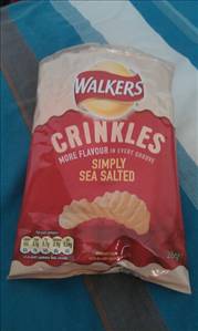Walkers Crinkles Simply Sea Salted (Bag)