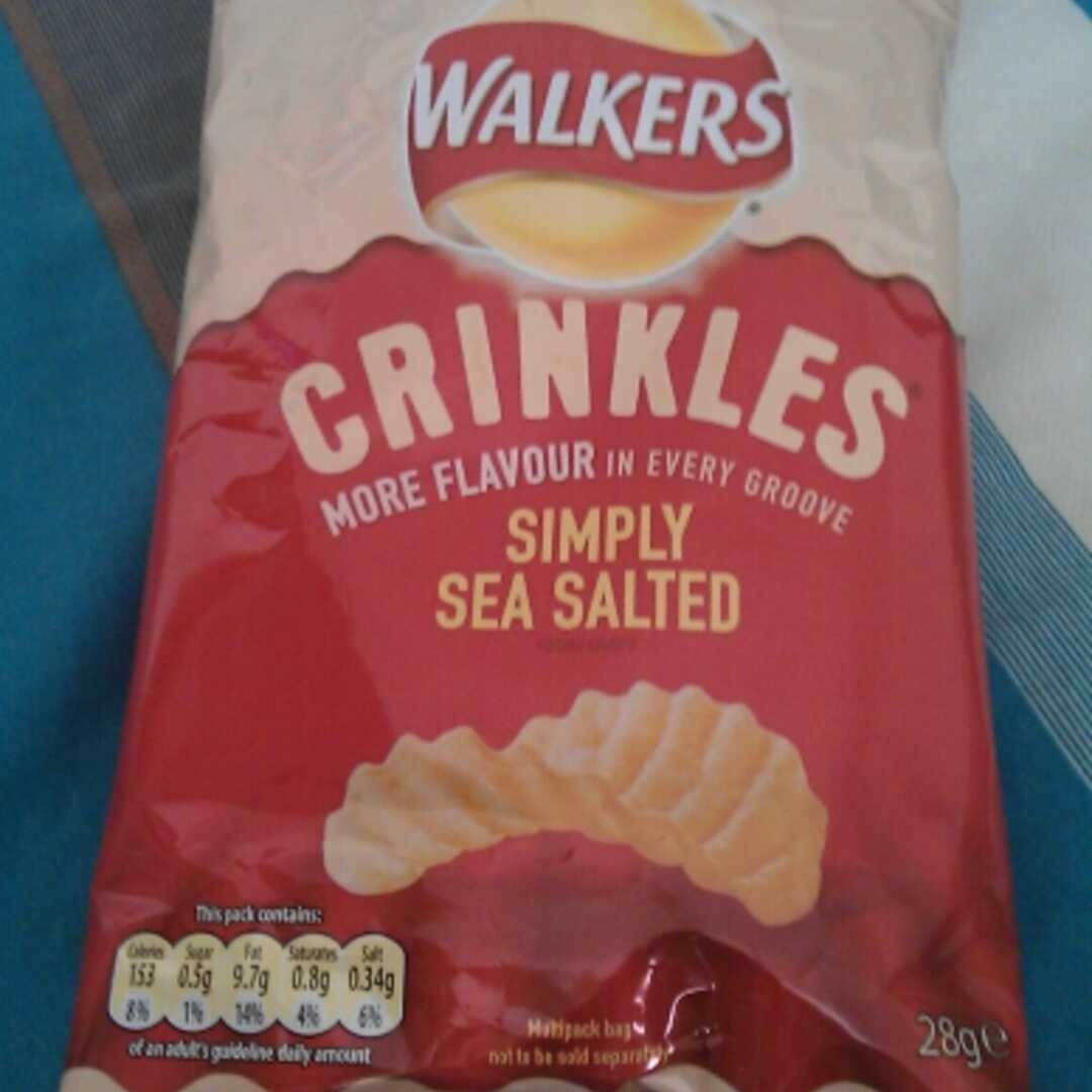 Walkers Crinkles Simply Sea Salted (Bag)