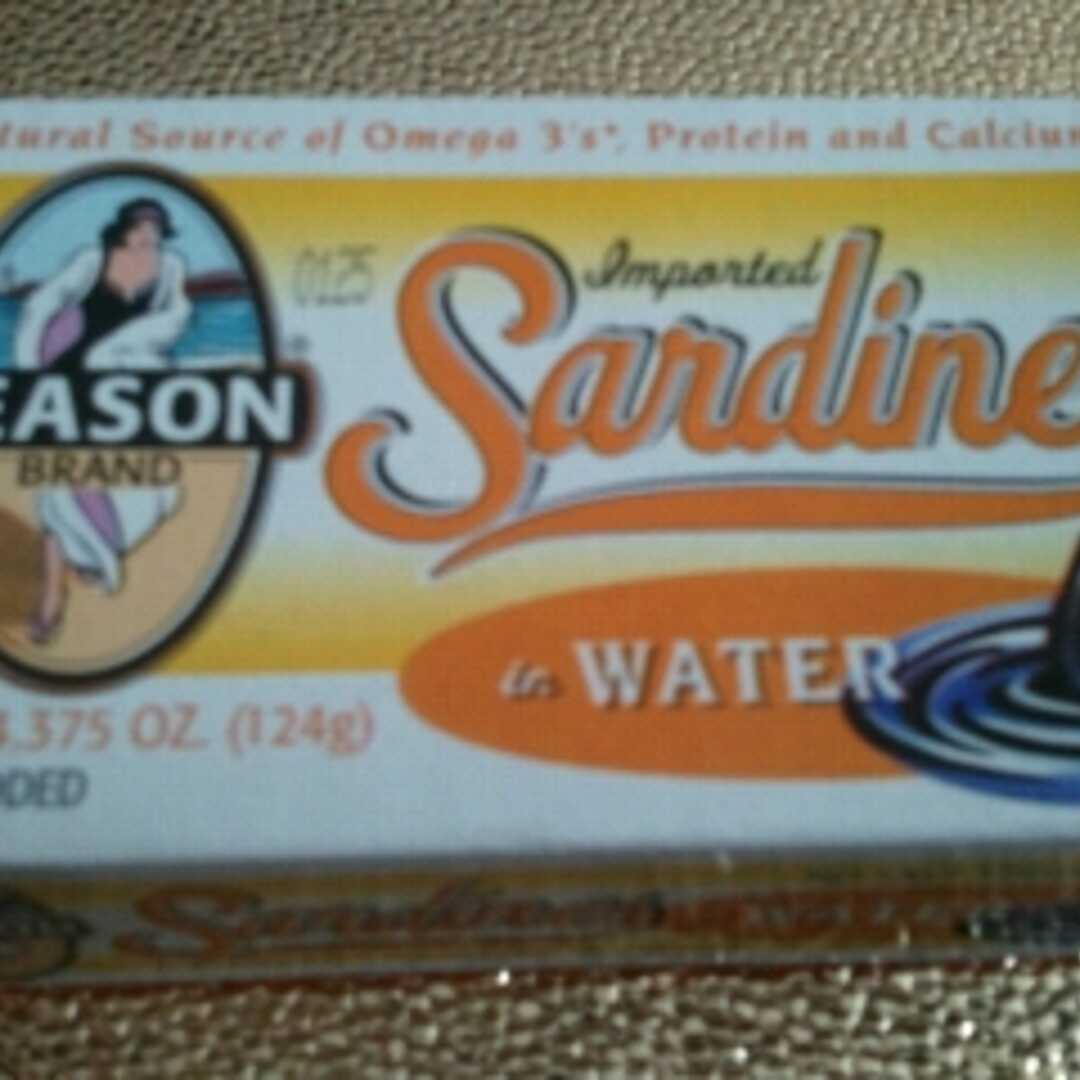 Season Brand Sardines in Water (No Salt Added)