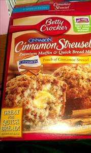Betty Crocker Cinnamon Streusel Premium Muffin & Quick Bread Mix