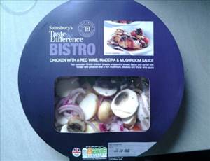 Sainsbury's Taste The Difference Chicken with a Red Wine, Madeira & Mushroom Sauce
