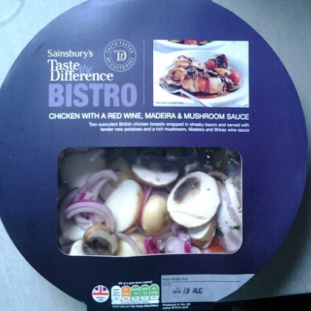 Sainsbury's Taste The Difference Chicken with a Red Wine, Madeira & Mushroom Sauce