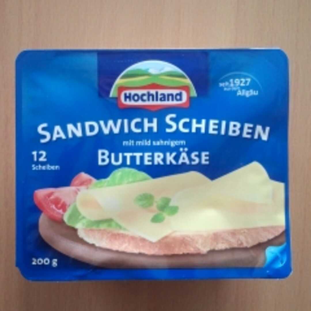 Hochland Sandwich Scheiben Butterkäse