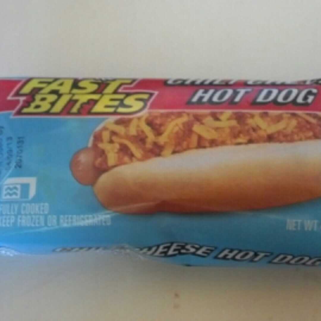 Fast Bites Chili Cheese Hot Dog