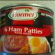 Hormel Fully Cooked Water Added Ham Patties