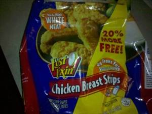 Fast Fixin' Chicken Breast Strips