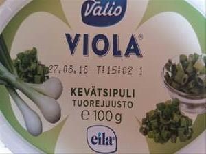 Viola Kevätsipuli Tuorejuusto