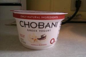 Chobani Nonfat Vanilla Greek Yogurt