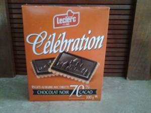 Leclerc Célébration Chocolat Noir 70% Cacao
