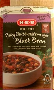 HEB Spicy Southwestern Style Black Bean Soup