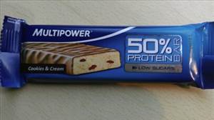 Multipower 50% Protein Bar Cookies & Cream