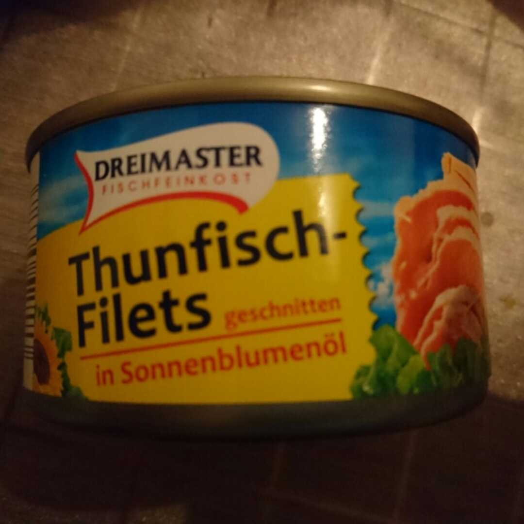 Dreimaster  Thunfischfilets Geschnitten in Sonnenblumenöl