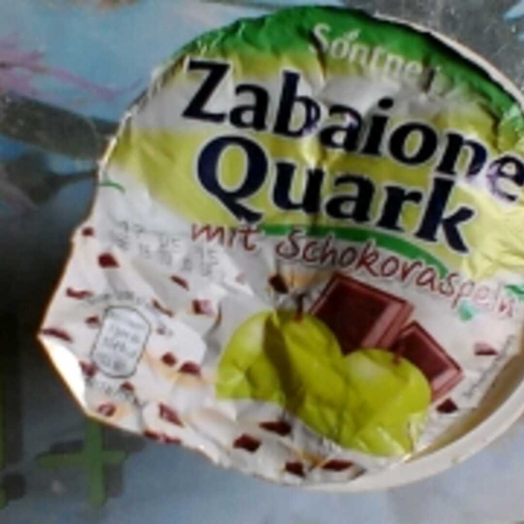 Sontner Zabaione Quark mit Schokoraspeln