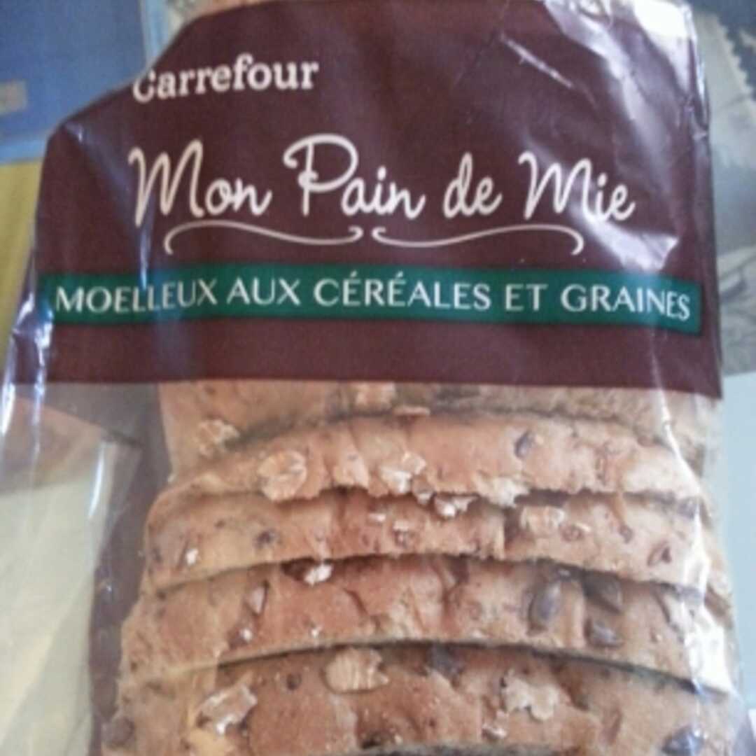 Carrefour Mon Pain de Mie Moelleux aux Céréales et Graines