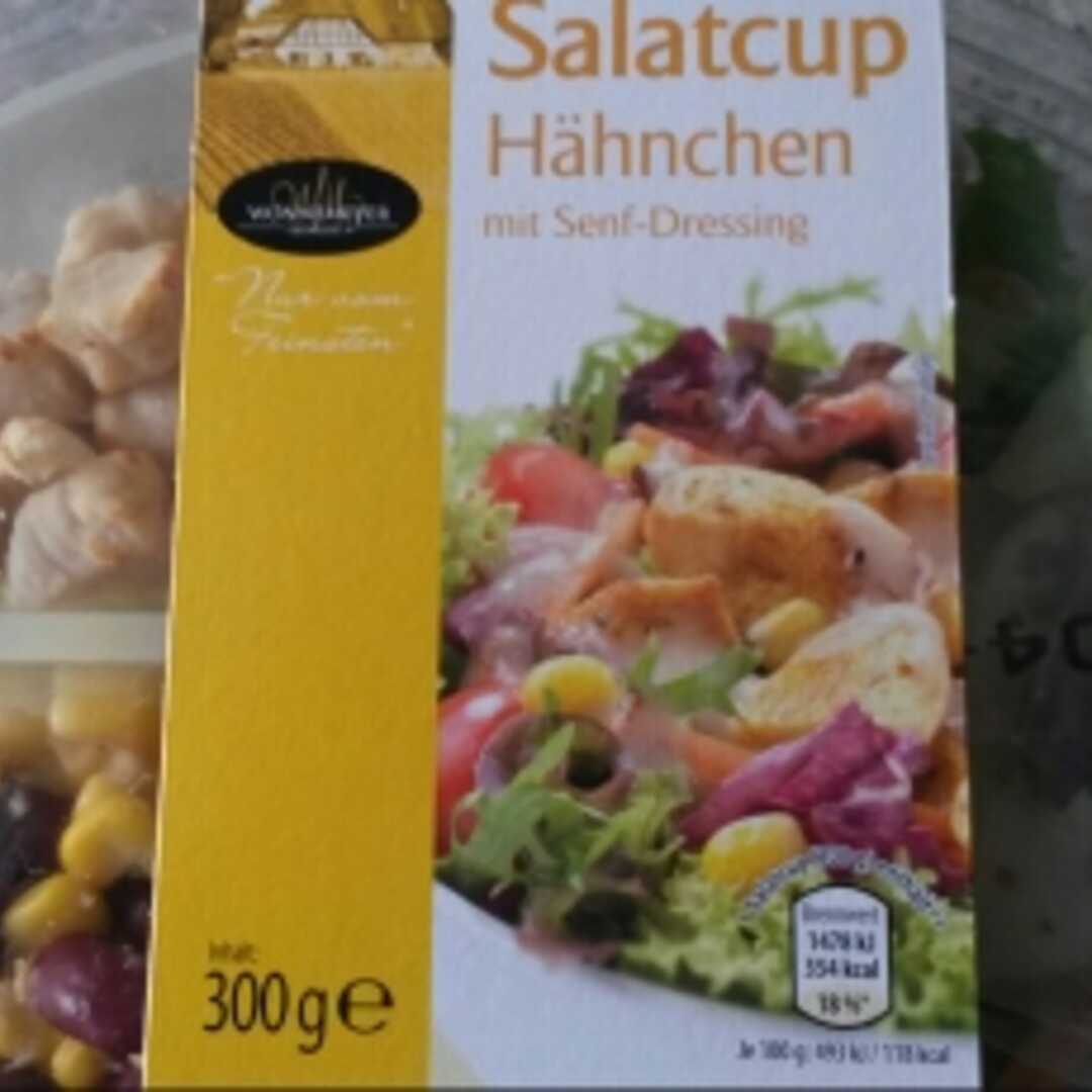 Wonnemeyer Salatcup Hähnchen mit Senf-Dressing