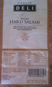 Publix Sliced Hard Salami