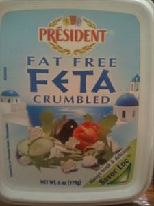 President Fat Free Crumbled Feta