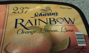 Schwan's Rainbow Sherbet