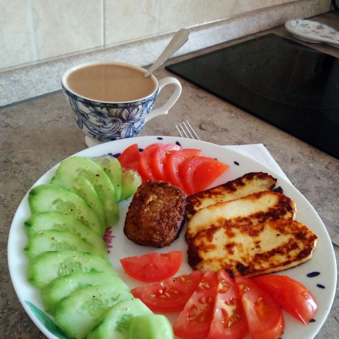 Пюре с котлетой калории