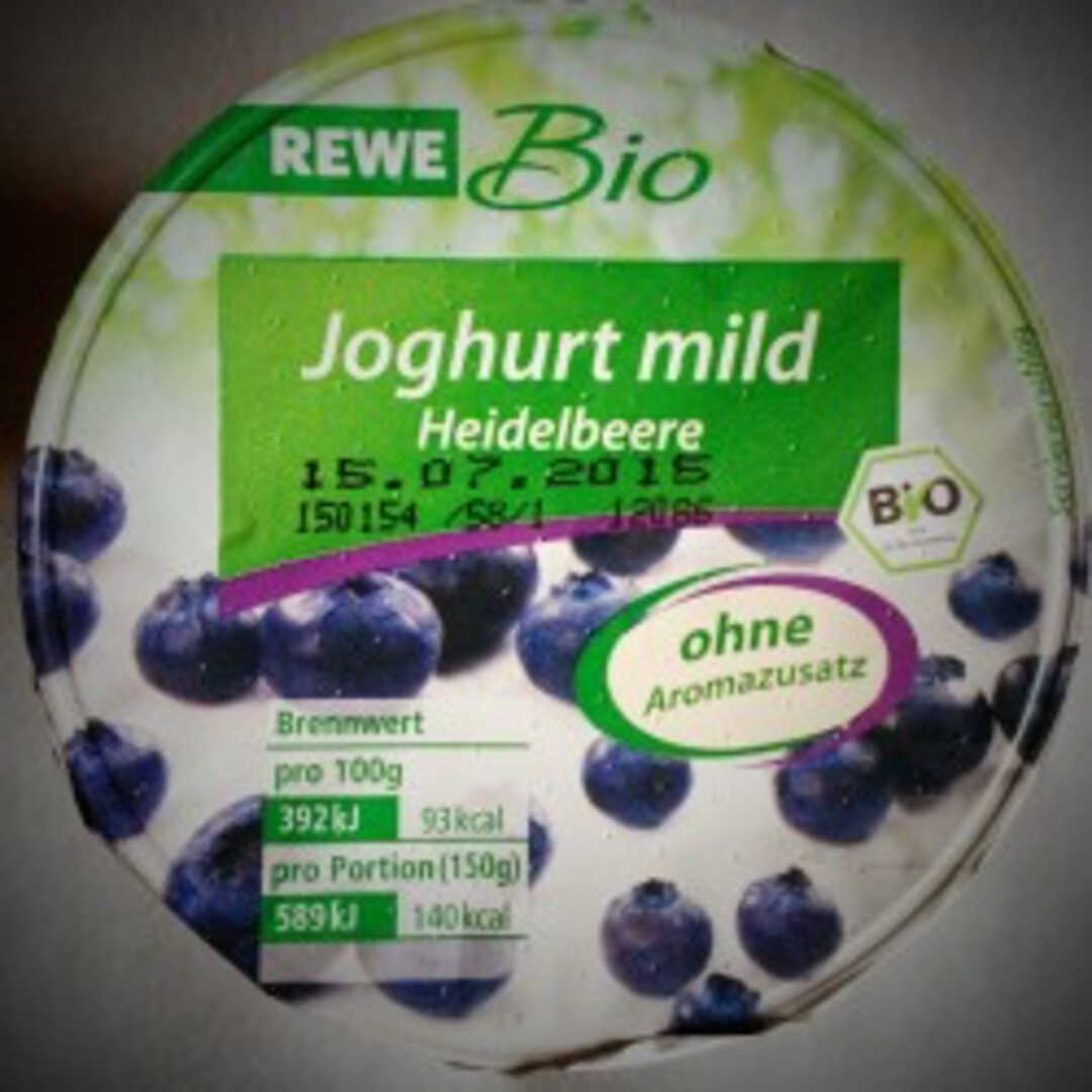 REWE Bio Joghurt Mild - Heidelbeere