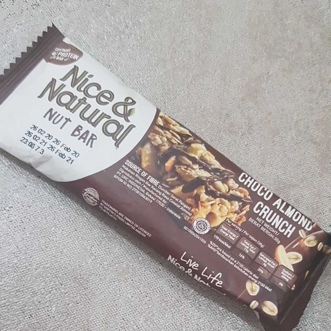 Nice & Natural Nut Bar Choco Almond Crunch