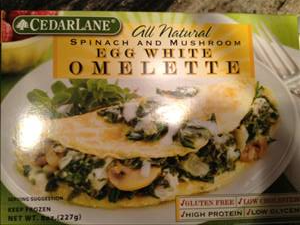 Cedarlane Natural Foods Dr. Sears Zone Spinach & Mushroom Omelette