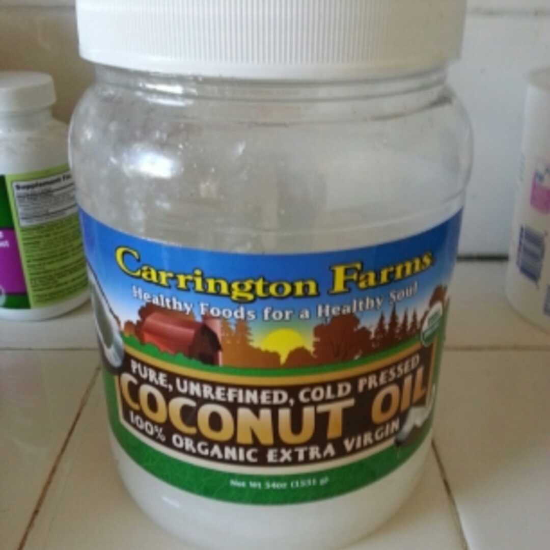 Carrington Farms Pure, Unrefined, Cold Pressed Coconut Oil 100% Organic Extra Virgin