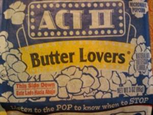 Act II Butter Lover's Pop Corn