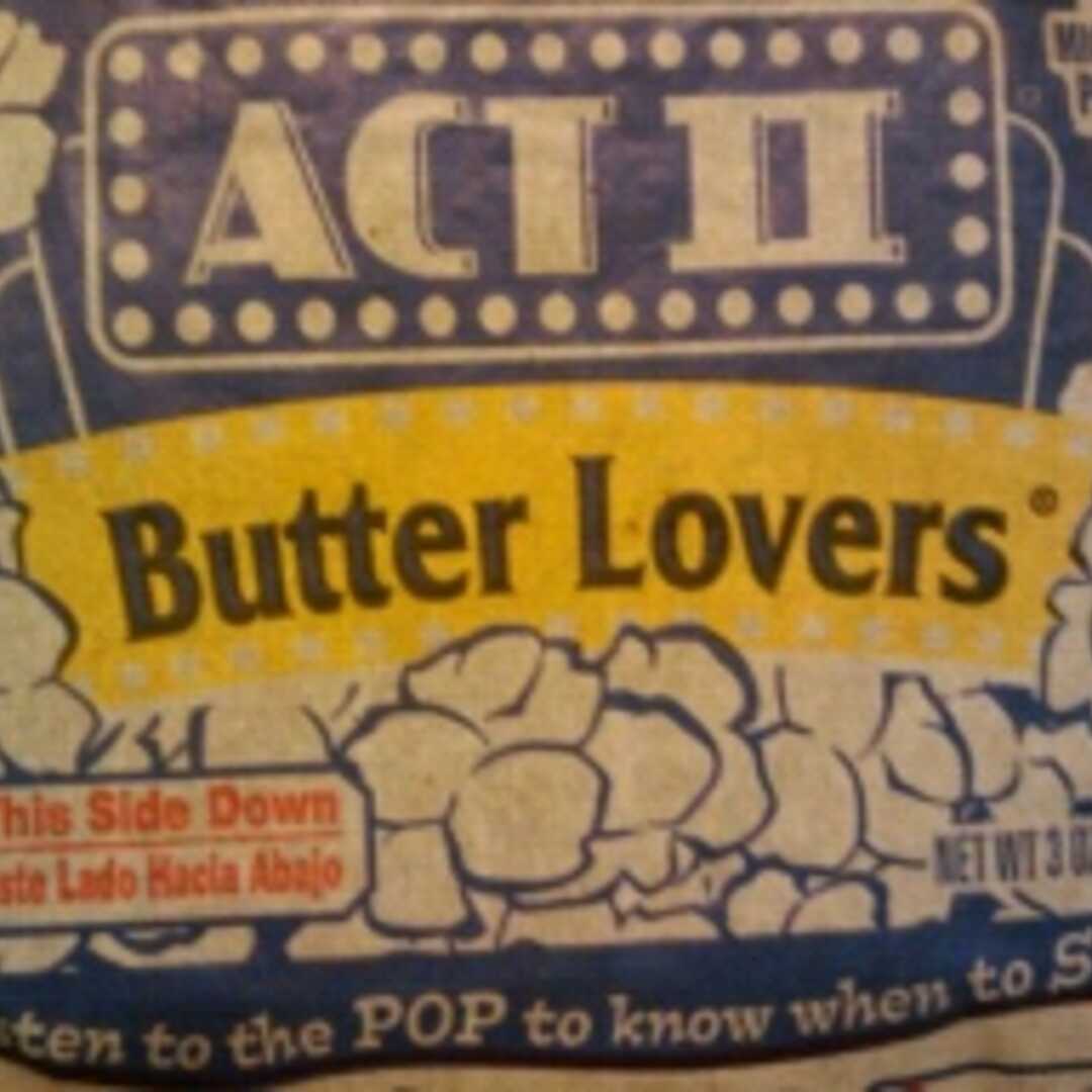 Act II Butter Lover's Pop Corn