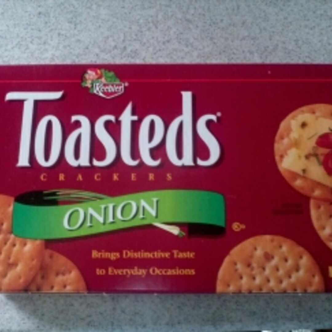Keebler Toasteds Onion Crackers