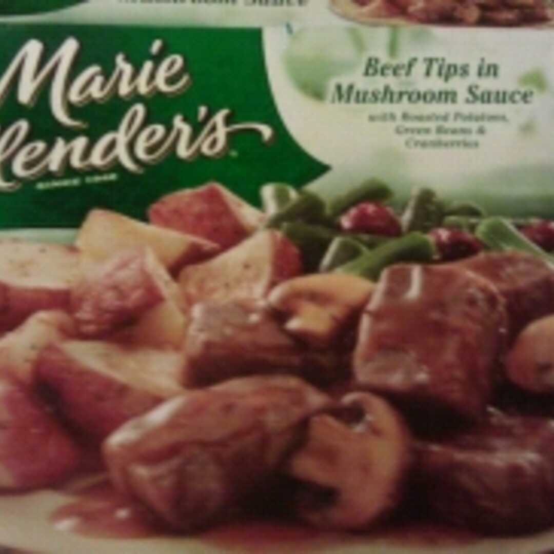 Marie Callender's Beef Tips in Mushroom Sauce with Roasted Potatoes, Green Beans & Cranberries