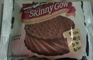 Skinny Cow Low Fat Ice Cream Sandwiches - Chocolate