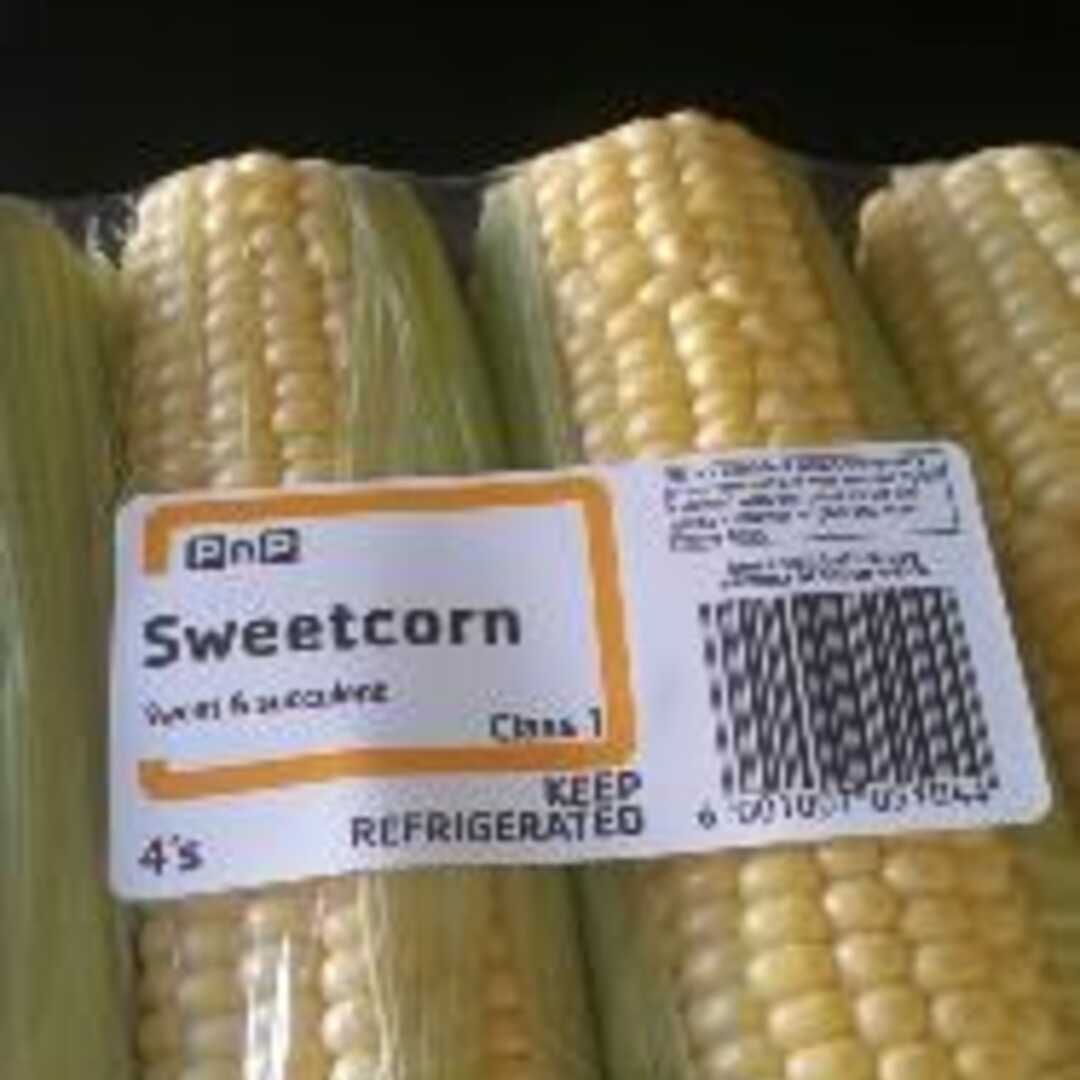 Yellow Sweet Corn (Kernels on Cob, without Salt, Frozen, Drained, Cooked, Boiled)