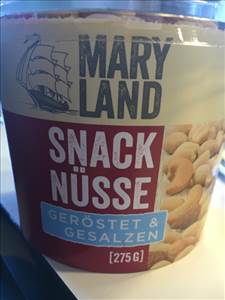 Maryland Snack Nüsse Geröstet und Gesalzen