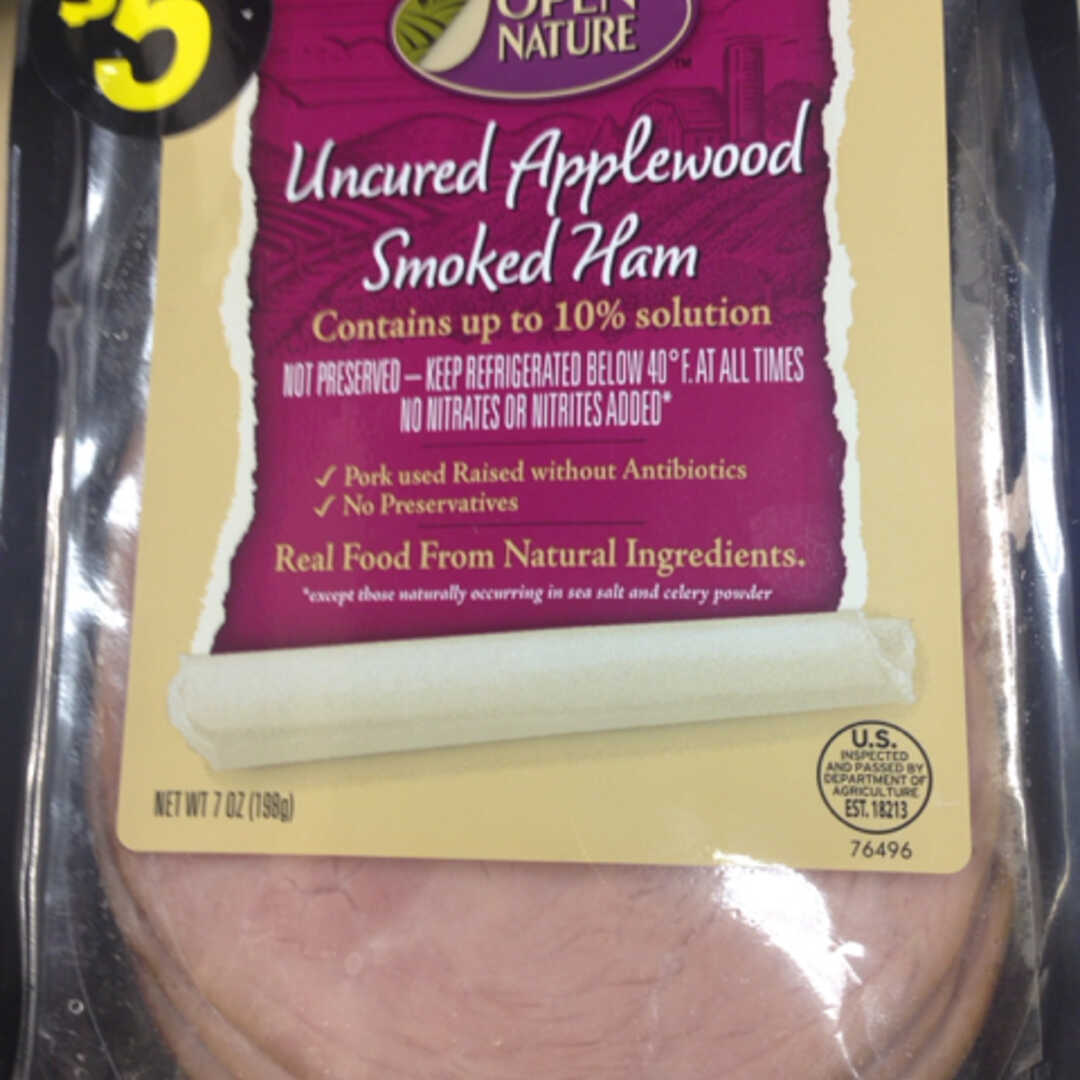 Open Nature Uncured Applewood Smoked Ham