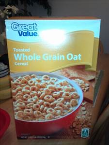 Great Value Toasted Whole Grain Oat Cereal