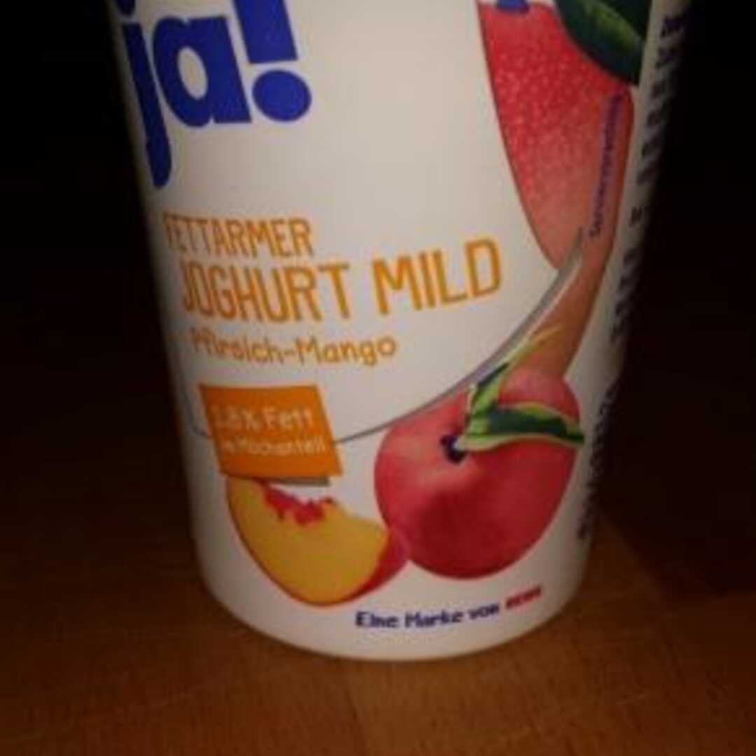 Ja! Fettarmer Joghurt Mild Pfirsich-Mango