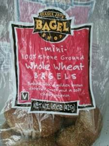 Trader Joe's Mini Bagels - Whole Wheat