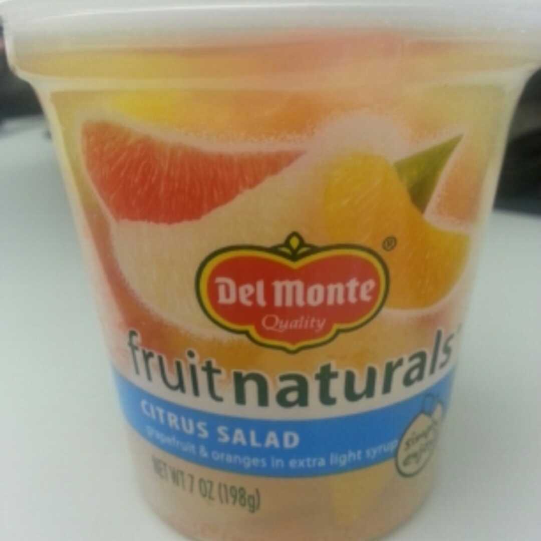 Del Monte Citrus Salad Red & White Grapefruit Orange Sections in Light Syrup