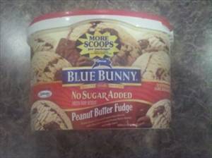 Blue Bunny No Sugar Added Peanut Butter Fudge Ice Cream