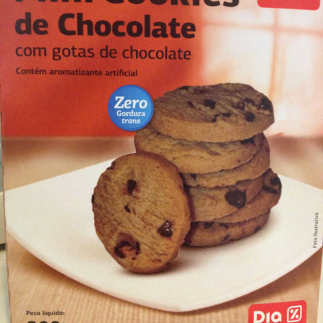 DIA Mini Cookies de Chocolate com Gotas de Chocolate