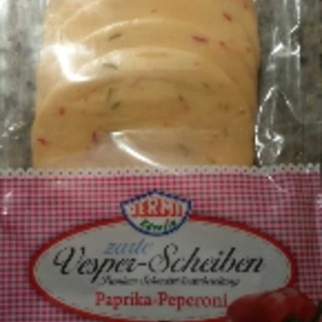 Jermi Vesper Scheiben Paprika Peperoni