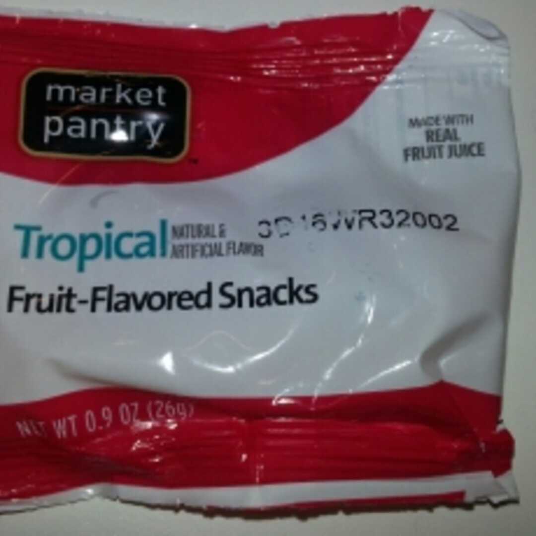 Market Pantry Fruit Snacks - Tropical