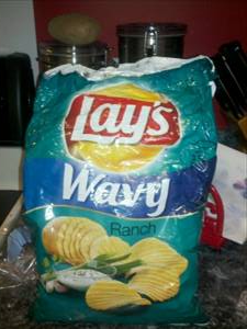 Lay's Wavy Hidden Valley Ranch Flavored Potato Chips