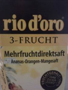 Rio D'oro Mehrfruchtdirektsaft Ananas-Orangen-Mangosaft