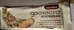 GoMacro Prolonged Power Banana + Almond Butter