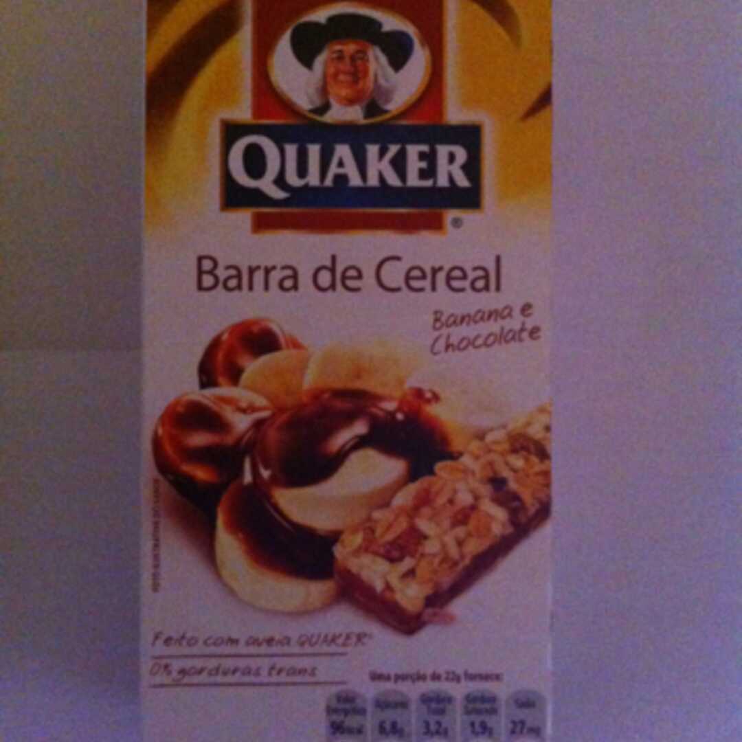 Quaker Barra de Cereal Banana e Chocolate