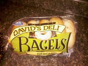 David's Deli Onion Bagels