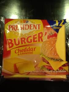 Président Burger Cheddar et Emmental